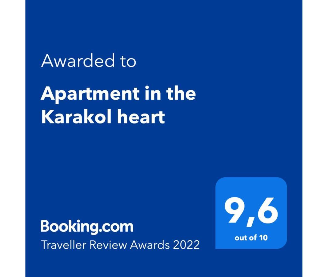 Apartment In The Karakol Heart Exteriör bild